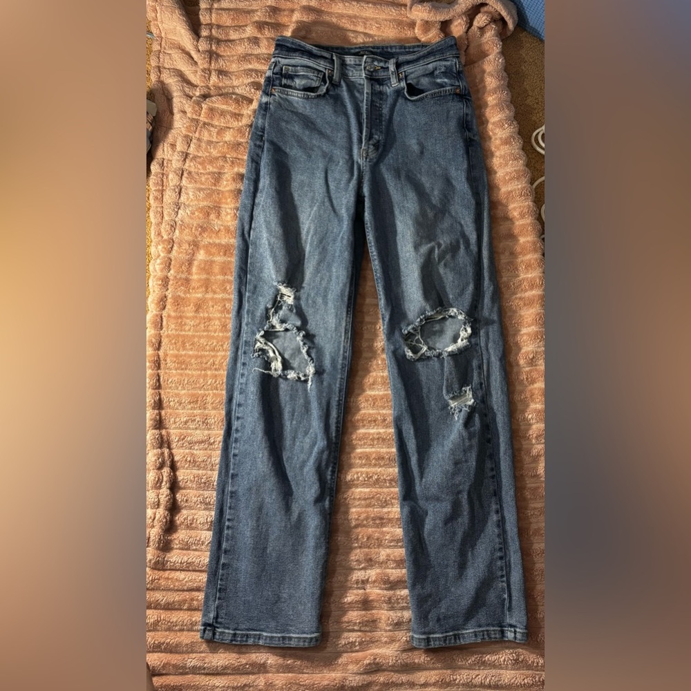 Wild Fable Distressed Blue Jeans